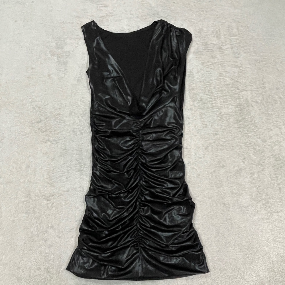bebe Black Bodycon Dress with Brooch Size XS - Picture 7 of 14